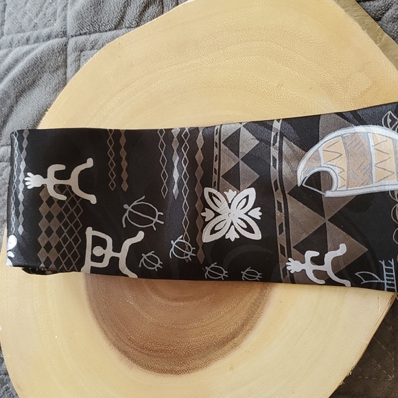 Tropical Hawaii Men's tie. Handmade. - Picture 2 of 4